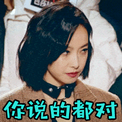  你说的都对真人聊天动态表情图