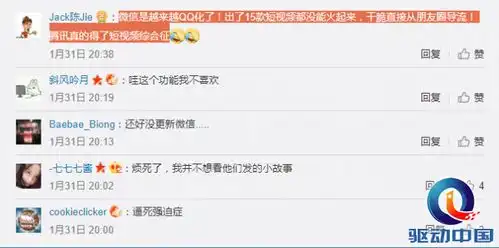  表情微信灰度测试朋友的新动态网友腾讯得了短视频综合症腾讯...表情
