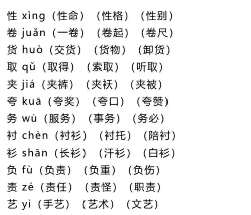  三年级部编版语文下册第七单元重点汇总