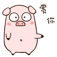  微信表情包贱贱猪