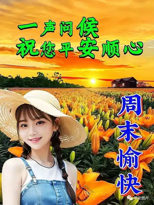  2023年8月13日早上好问候动态表情图片最新版周日最美早安问候祝福语图片大全带字温馨
