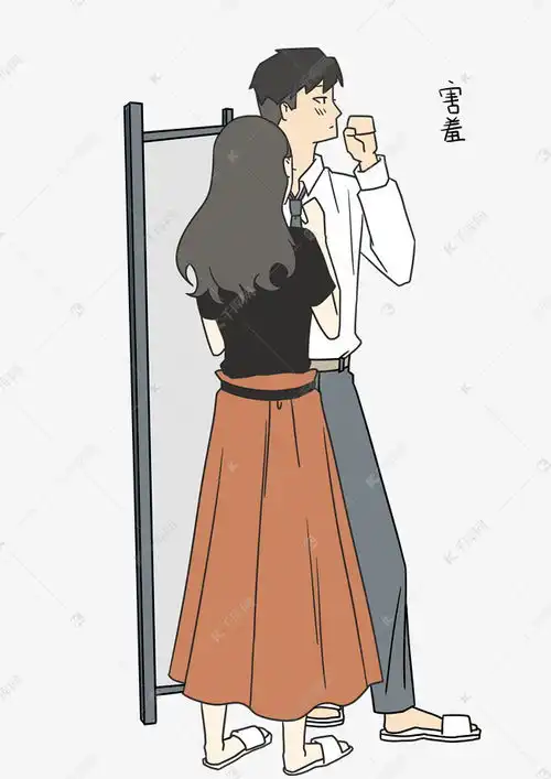  七夕爱情情侣害羞表情包素材图片免费下载千库网