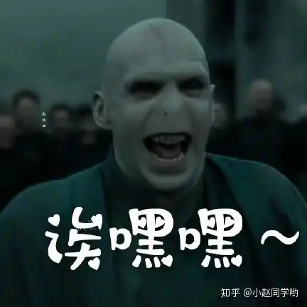  哈利波特伏地魔表情包强劲来袭,爱我你怕了吗