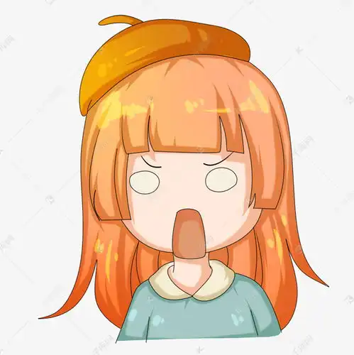  小女孩表情包惊呆了插画素材图片免费下载千库网