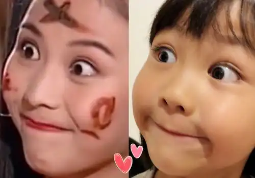  幸福两个女儿复制粘贴蔡少芬高颜值,儿子与张晋共用一张脸