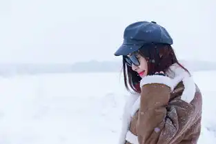  冰天雪地越野在蒙古草原撒野