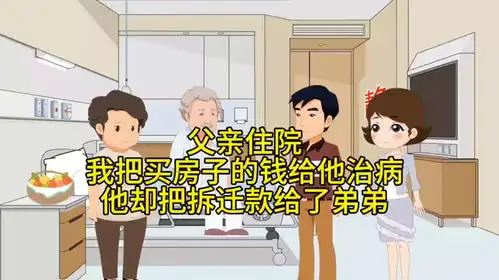  我把买房子的钱给父亲治病,他却偏心的把拆迁款都给了弟弟