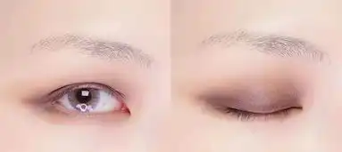  夏日的冷感眼妆