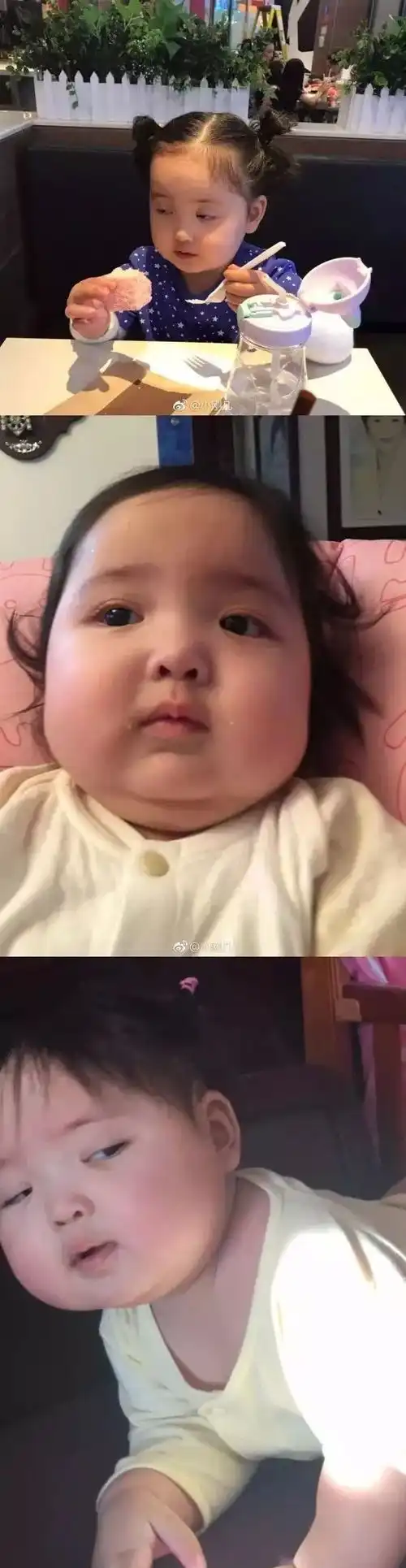  没有她的表情包你就out了这个有着90万微博粉丝的超萌小女孩,却被亲妈调侃成屁股脸