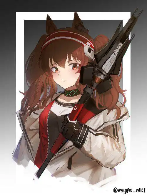  大佬们有明日方舟安洁莉娜的美图呢