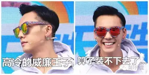  陈伟霆是男神中的表情包制造商