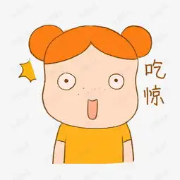  手绘卡通雀斑小女孩手绘吃惊表情下载素材图片免费下载高清psd千库网...