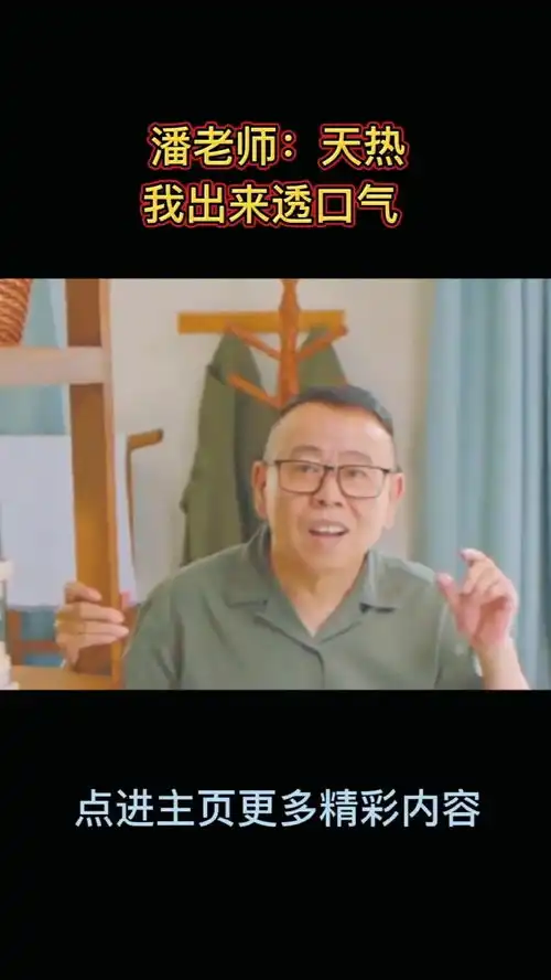  潘老师天热,我出来透口气搞笑配音天花板