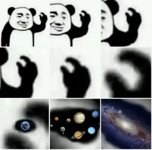 五彩星星表情包一键