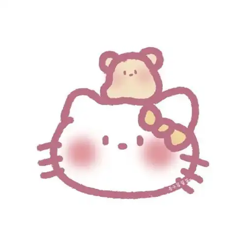  库洛米美乐蒂hellokitty大头系列表情包
