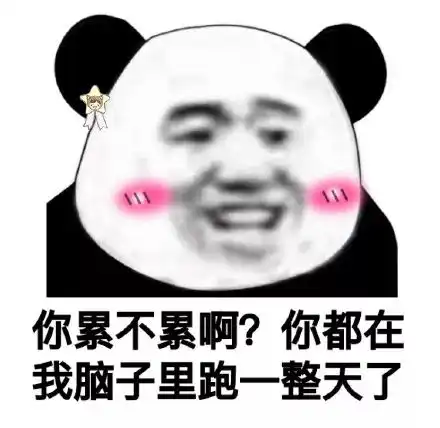  熊猫头表情包i你tm欠驴回旋踢