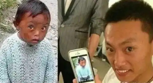  表情当年的表情包小孩长大了,颜值引人争议,最后一个让人无法相认表情