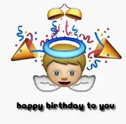  生日祝福qq字符表情包恶搞emoji表情给大家送祝福啦腾牛个性网