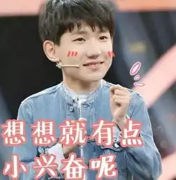  tfboys成员小鲜肉队长王源萌宝表情包上线