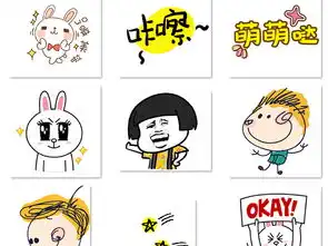  可爱卡通元素表情包弹幕卡通素材元素png图片模板下载4.79mb中国风边框大全花纹边框