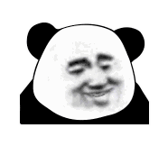  表情抖音bum熊猫头动态表情包