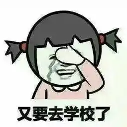  表情包丨过完年了,你们又要去学校了吧