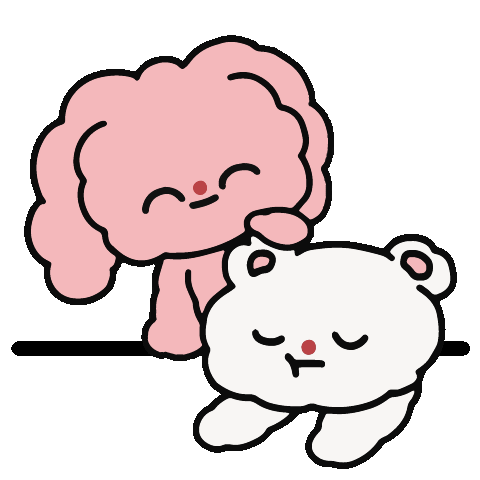  可爱表情包奶茶在手快乐我有