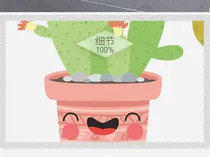  仙人掌表情电表箱装饰画图片设计素材高清模板下载1.72mb电表箱装饰画大全
