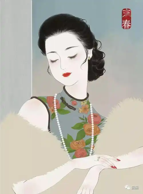  每个女人都是一幅画,女神节快乐