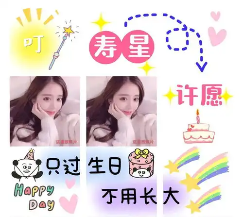 吃惊的表情包文案生日快