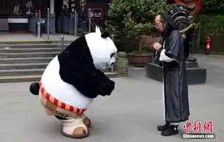  功夫熊猫阿宝赴青城山拜望师傅萌坏众人