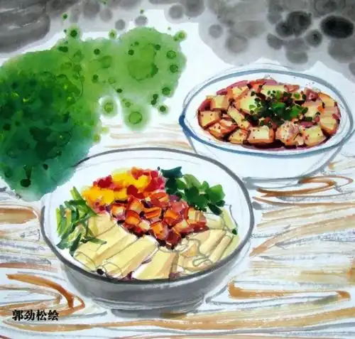  手绘西成高铁沿途美景美食,special的日子,出川人翘首以盼