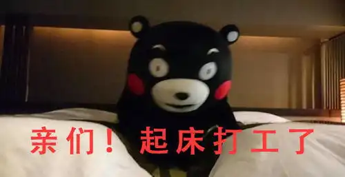  熊本熊打工人系列表情包合集打工不仅能致富,还能交友娶媳妇