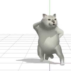  表情奇怪的知识增加了mur猫3d动态表情包