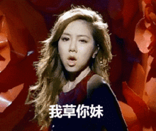  邓紫棋唱一首歌有我草你妹什么意思
