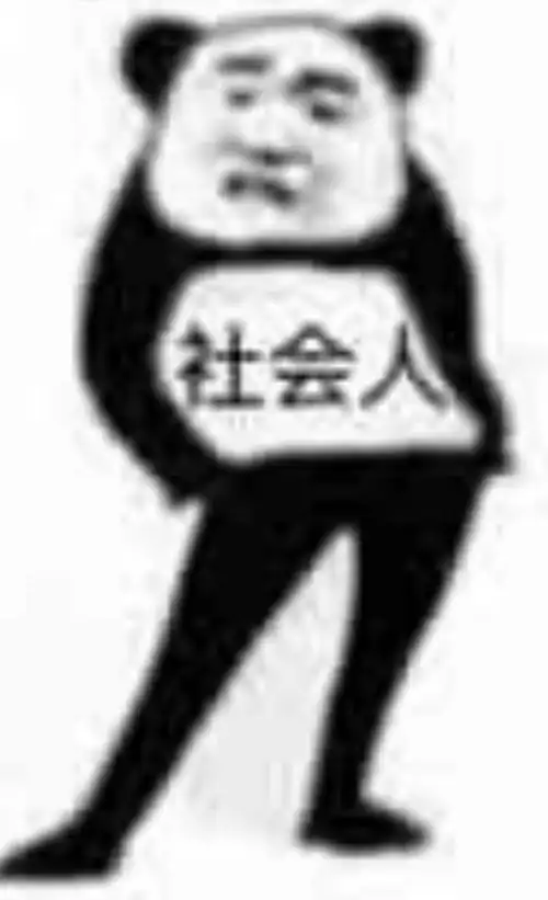  这大概就是社会人吧