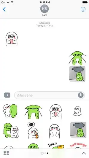  表情appstore上的气泡狗闹情绪篇表情