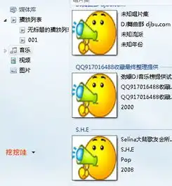  win7自带windowsmediaplayer音乐库音乐图标都变成qq表情图标